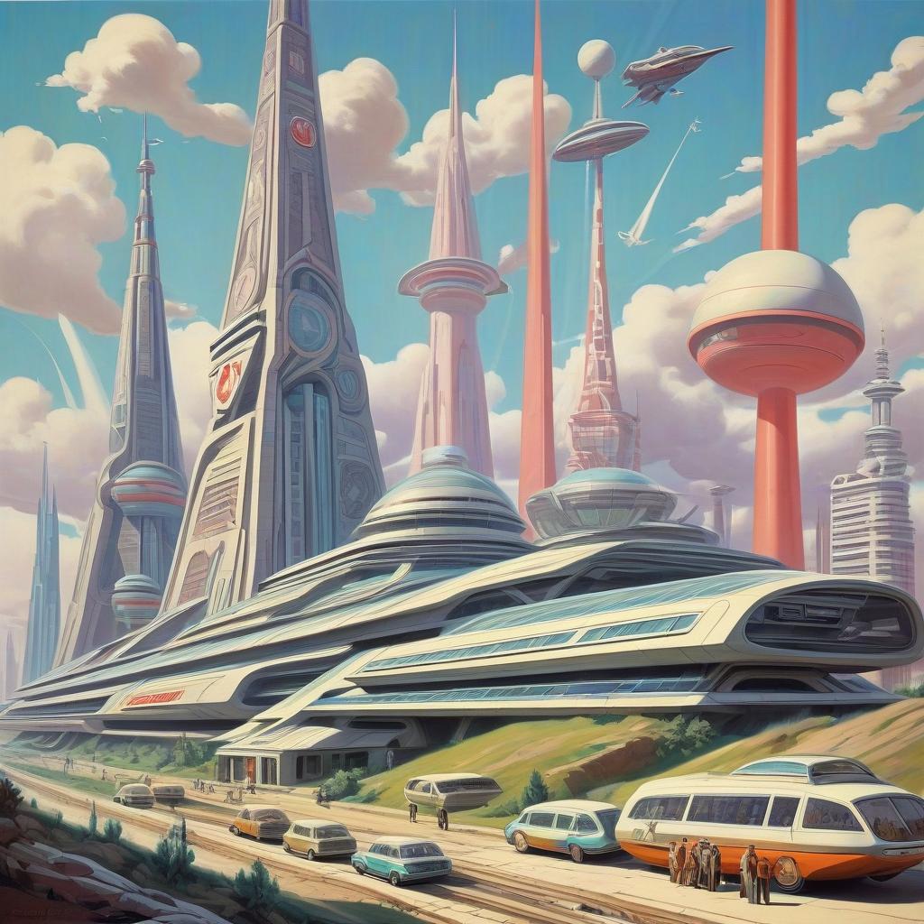  retro futurism, capital of the russian soviet socialist republic