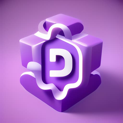  icon for the site, 3 large letters "com" in the center, made in a pixilized style in purple slightly in 3d