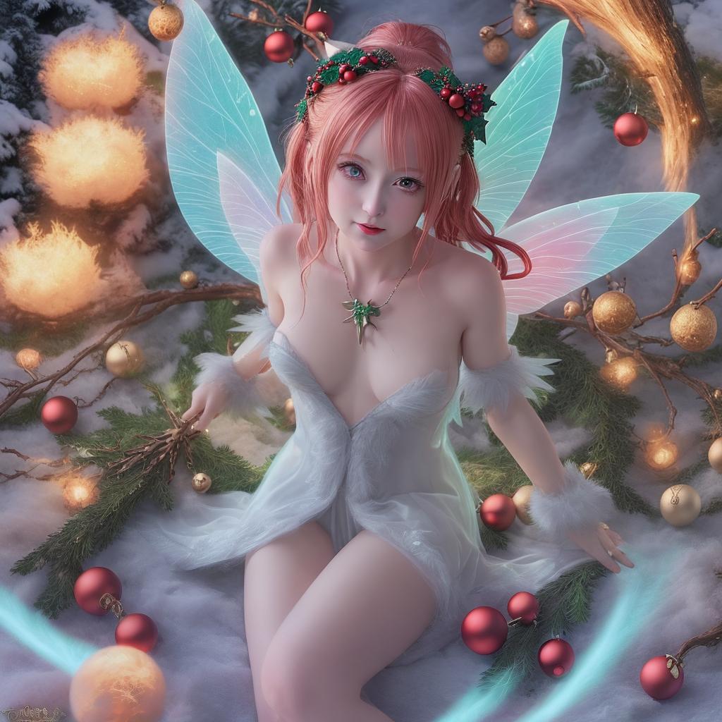  yule fairy anime style 8k