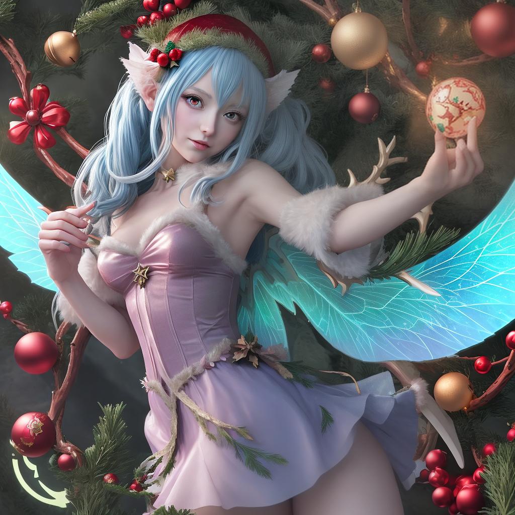  yule fairy anime style 8k