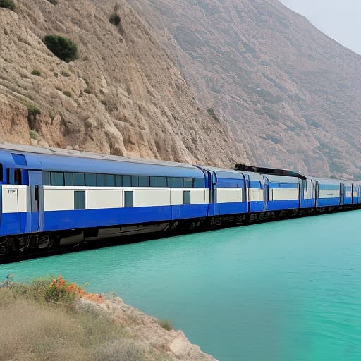 dvarchmodern a train in turkey passing over the sea