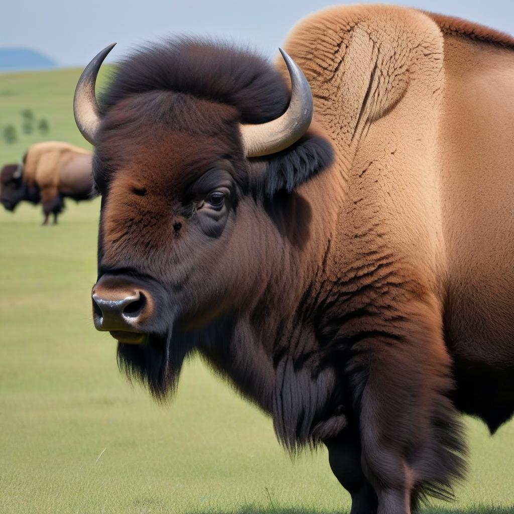  Bison in the Caucasian Nature Reserve