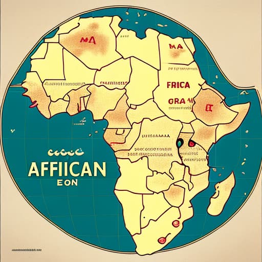  Show Africa map with words ‘AFROGRAIN’ written on it