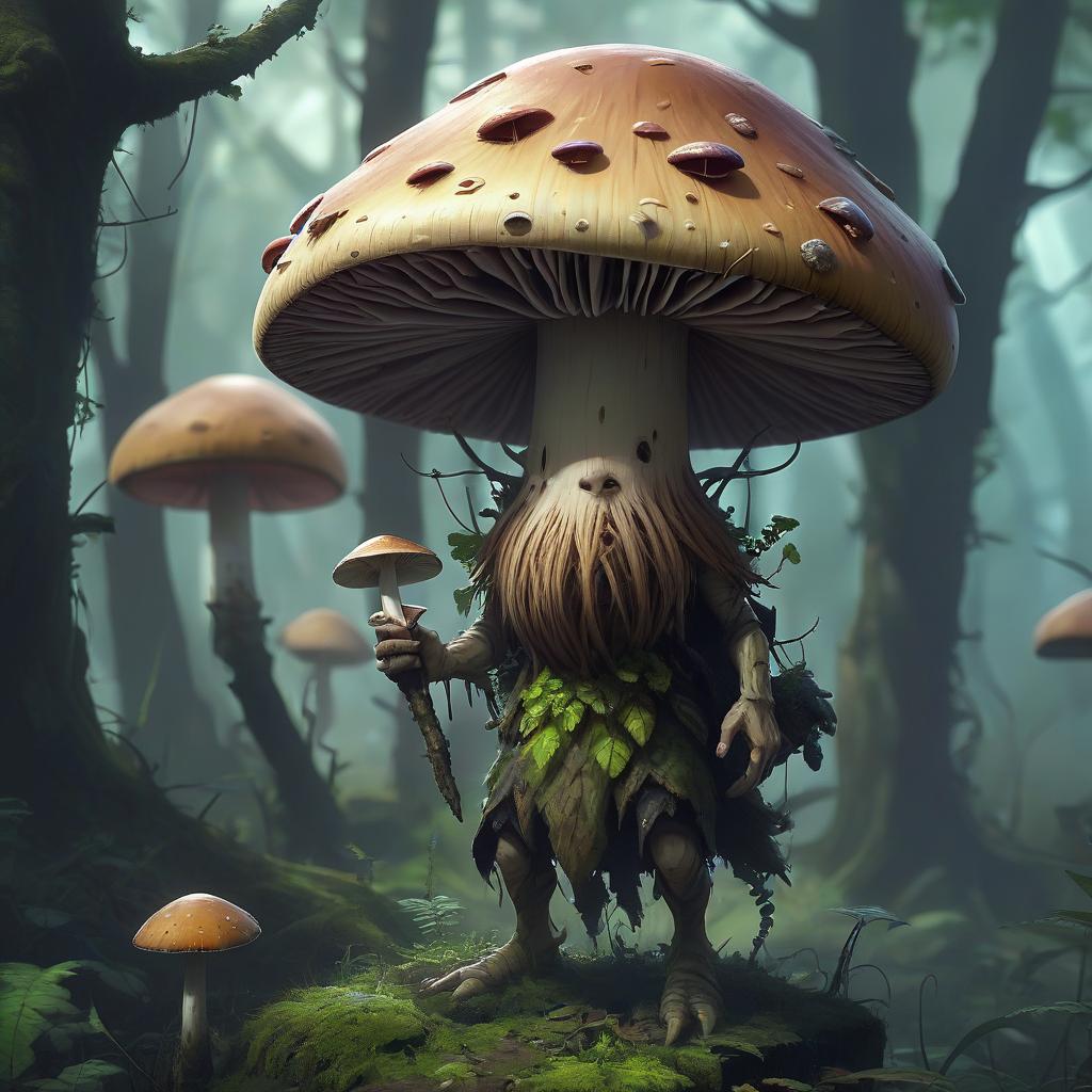  humanoid mushroom, druid