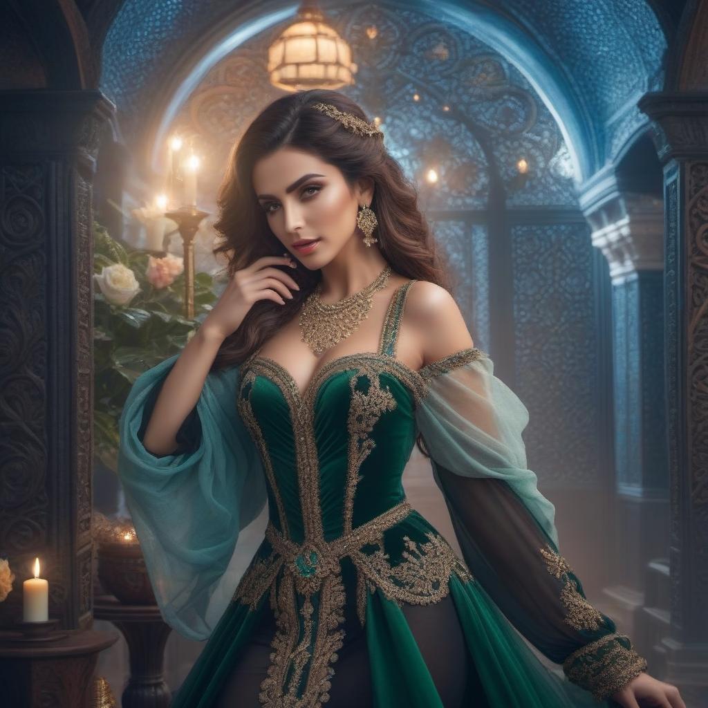  Esmeralda hyperrealistic, full body, detailed clothing, highly detailed, cinematic lighting, stunningly beautiful, intricate, sharp focus, f/1. 8, 85mm, (centered image composition), (professionally color graded), ((bright soft diffused light)), volumetric fog, trending on instagram, trending on tumblr, HDR 4K, 8K