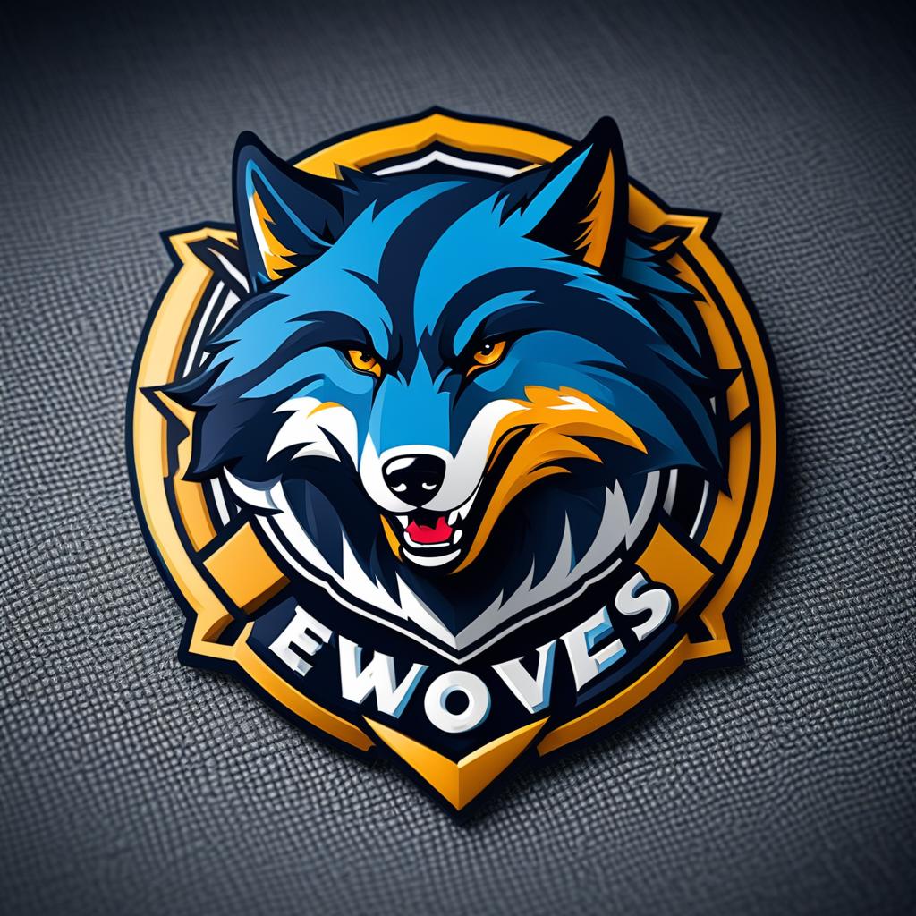  create a 70s theme football logo for a team named the wolves, award winning, professional, highly detailed, masterpiece