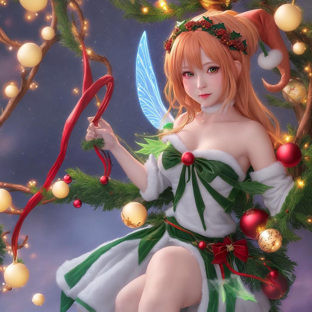  yule fairy anime style 8k