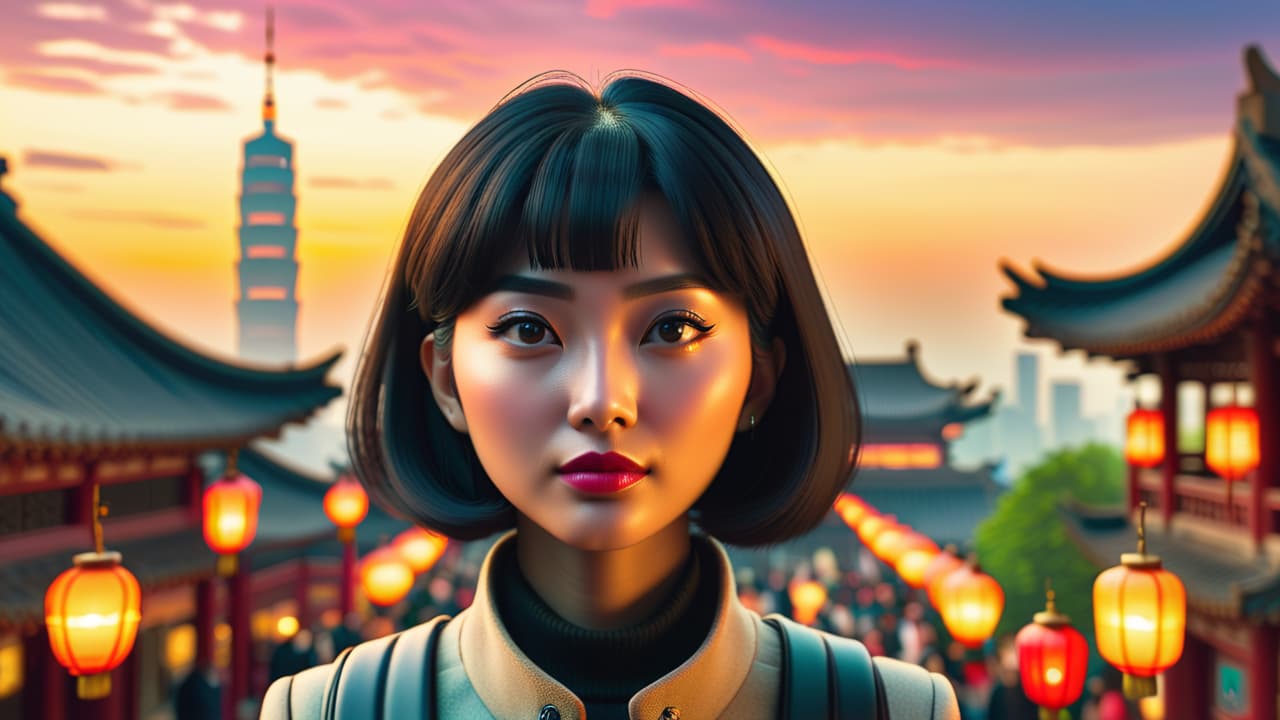  @ image prompt: a visually engaging infographic illustrating practical travel tips for visiting china, featuring icons for visa applications, language resources, and payment systems, set against a backdrop of iconic chinese landmarks. hyperrealistic, full body, detailed clothing, highly detailed, cinematic lighting, stunningly beautiful, intricate, sharp focus, f/1. 8, 85mm, (centered image composition), (professionally color graded), ((bright soft diffused light)), volumetric fog, trending on instagram, trending on tumblr, HDR 4K, 8K