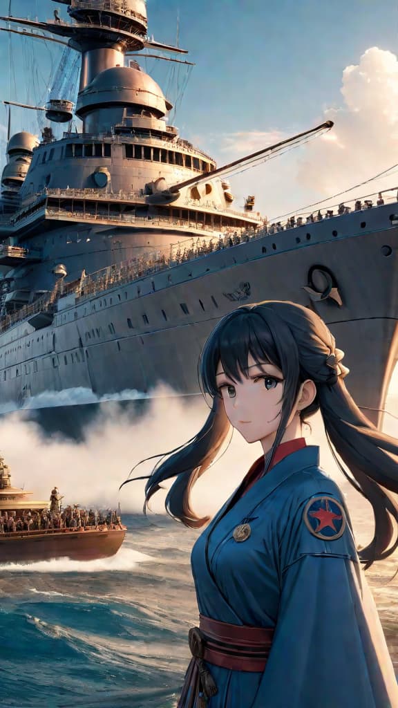  anime art: pluton battleship, designed by ancient shipwrights, with passed down blueprints. hyperrealistic, full body, detailed clothing, highly detailed, cinematic lighting, stunningly beautiful, intricate, sharp focus, f/1. 8, 85mm, (centered image composition), (professionally color graded), ((bright soft diffused light)), volumetric fog, trending on instagram, trending on tumblr, HDR 4K, 8K