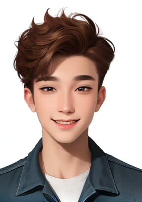  masterpiece, best quality, (fidelity:1.4), best quality, masterpiece, super high resolution, cartoon style, 8k resolution, fantasy art, very detailed faces, young male, id photo cartoonized, soft colors, bright eyes, smile emoji, casual wear, movie lighting effects, social media friendly.