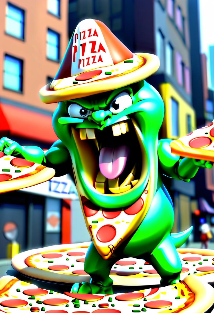  pizza mascot