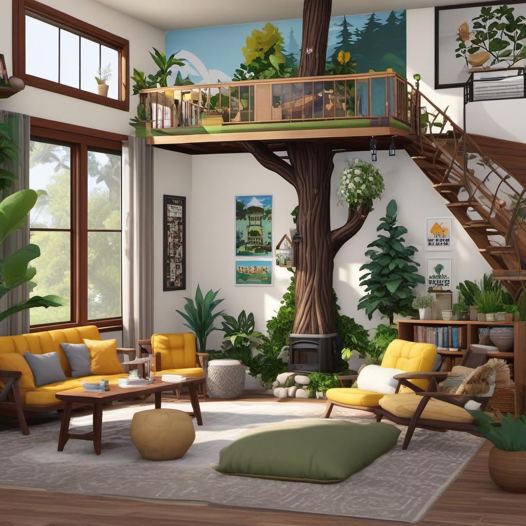  inside high school for sims to explore modern cozy treehouse perfect, mystical style