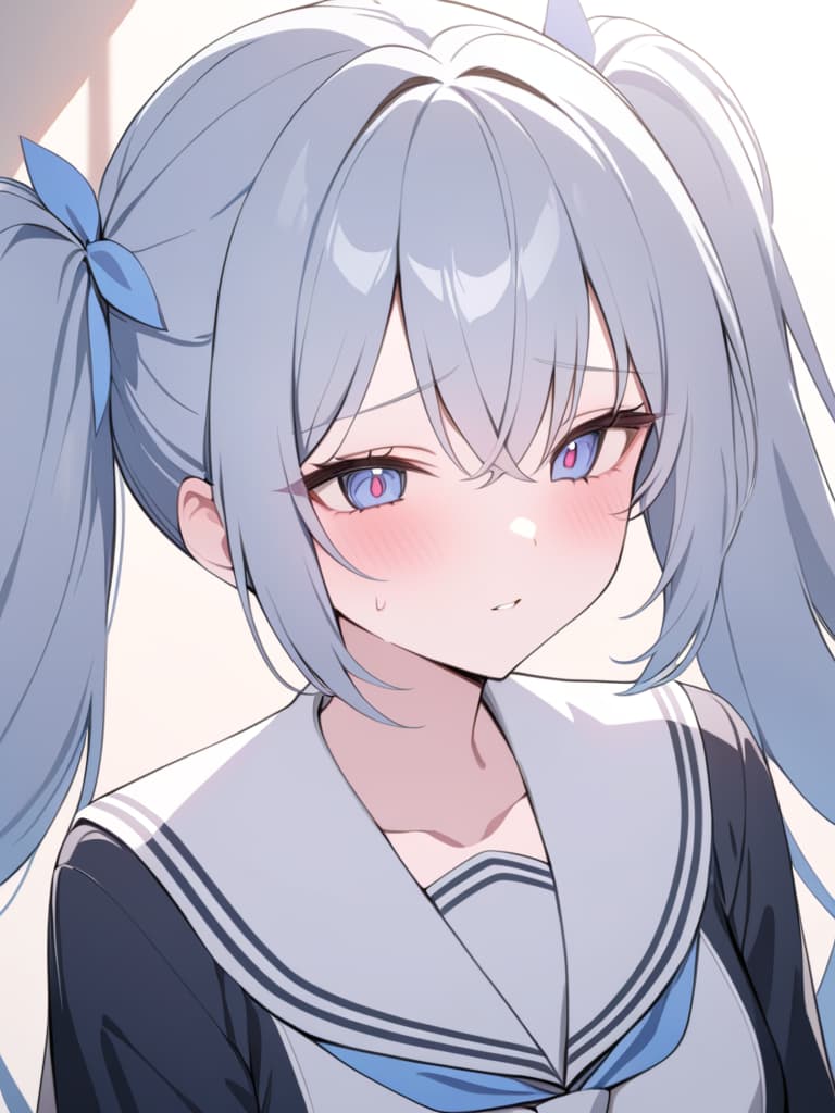  illness, twin tails, sailor uniforms, menhera, yandere, masterpiece, best quality,8k,ultra detailed,high resolution,an extremely delicate and beautiful,hyper detail