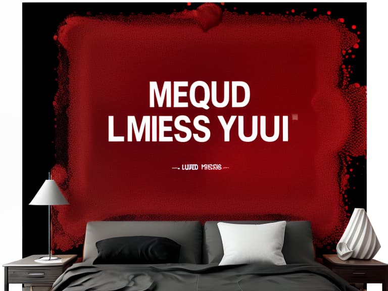  black background, in the middle it says "the mess that is you" red text and liquid effect