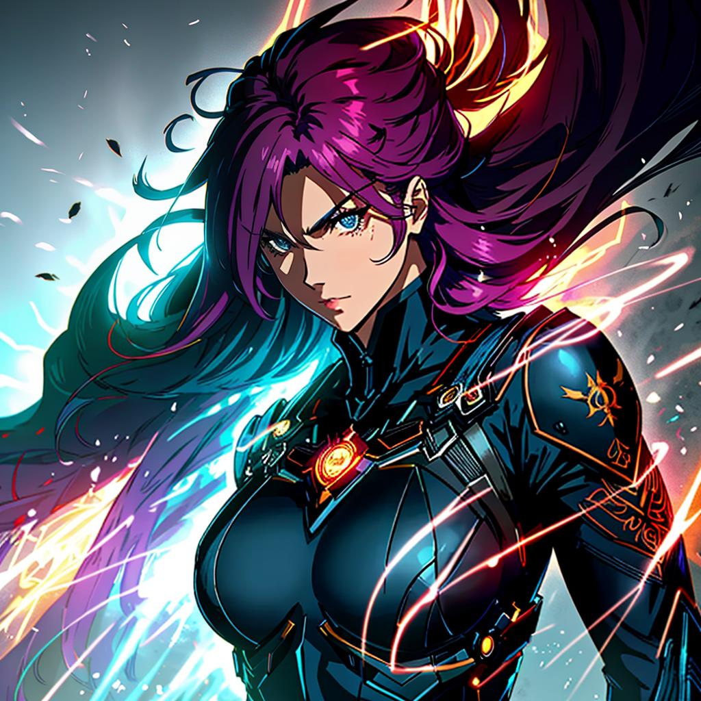  a heroic spirit with a striking pose, inspired by takashi takeuchi's art style, featuring bold lines, vibrant colors, and intricate details on the heroic spirit designs. incorporate the iconic fate logo on the character's uniform and a dynamic pose showcasing their heroic abilities. hyperrealistic, full body, detailed clothing, highly detailed, cinematic lighting, stunningly beautiful, intricate, sharp focus, f/1. 8, 85mm, (centered image composition), (professionally color graded), ((bright soft diffused light)), volumetric fog, trending on instagram, trending on tumblr, HDR 4K, 8K