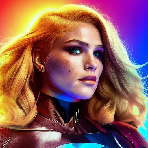 portrait+ style DC comics movie LGBT queer actor blonde hunk dude face