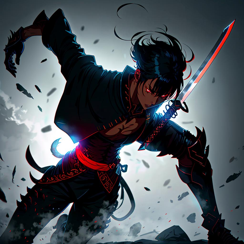  a demon slaying warrior with a striking pose, inspired by koyoharu gotoge's art style, featuring bold lines, vibrant colors, and intricate details on the demon slaying uniform. incorporate the iconic nichirin sword and a dynamic pose showcasing the character's fighting skills. hyperrealistic, full body, detailed clothing, highly detailed, cinematic lighting, stunningly beautiful, intricate, sharp focus, f/1. 8, 85mm, (centered image composition), (professionally color graded), ((bright soft diffused light)), volumetric fog, trending on instagram, trending on tumblr, HDR 4K, 8K