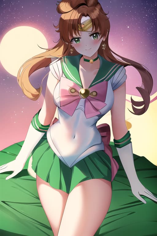  (sailor jupiter:1.3), (masterpiece), (highest quality), (intricate), (high detail)