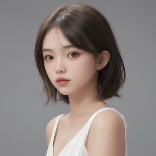  girl, best quality, solo, headshot, simple background