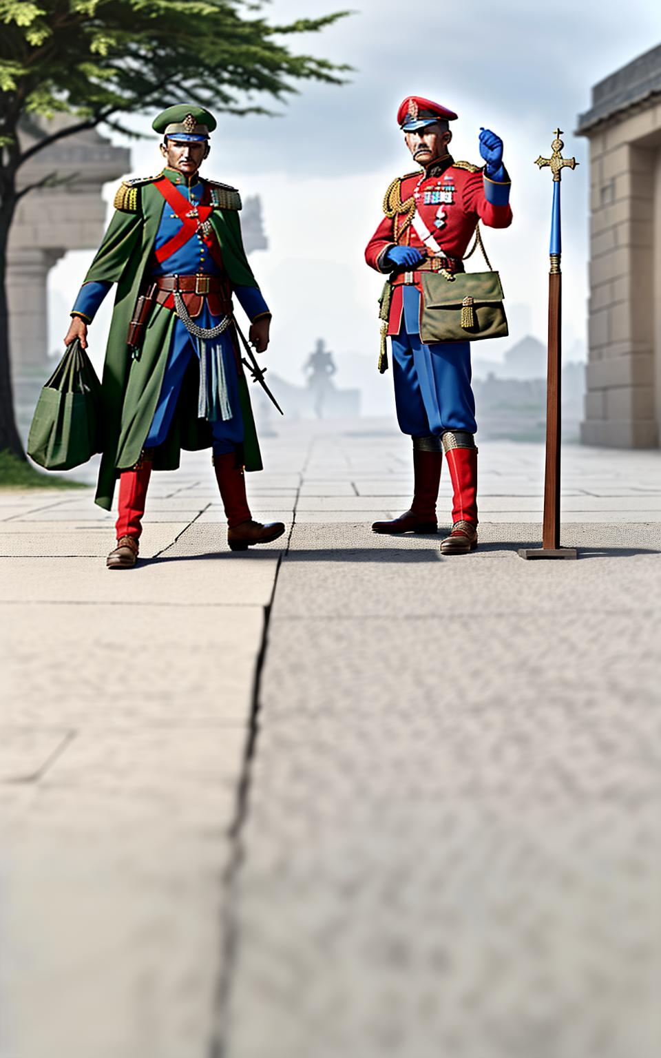  a merchant and a soldier the soldier of the republic stood tall with a determined expression and proudly refused a bag of money and jewels offered him by a wealthy merchant