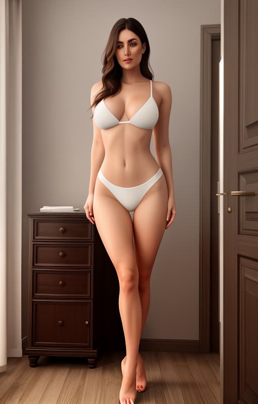  a young American room at home, Showing her body, white skin, brown hair, , full body, no clothes, highly detailed,  hyperrealistic, full body, detailed clothing, highly detailed, cinematic lighting, stunningly beautiful, intricate, sharp focus, f/1. 8, 85mm, (centered image composition), (professionally color graded), ((bright soft diffused light)), volumetric fog, trending on instagram, trending on tumblr, HDR 4K, 8K