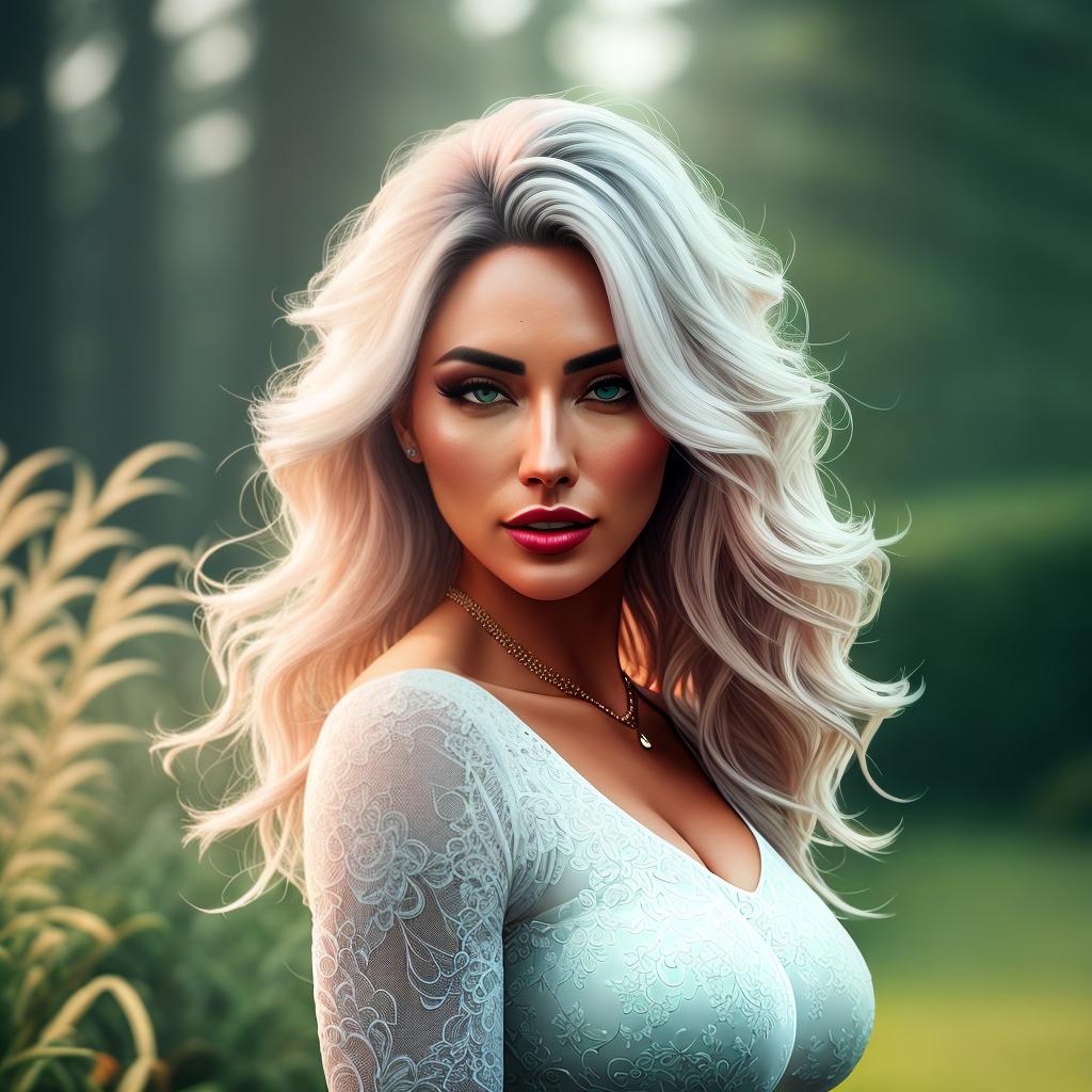   with on her face hyperrealistic, full body, detailed clothing, highly detailed, cinematic lighting, stunningly beautiful, intricate, sharp focus, f/1. 8, 85mm, (centered image composition), (professionally color graded), ((bright soft diffused light)), volumetric fog, trending on instagram, trending on tumblr, HDR 4K, 8K