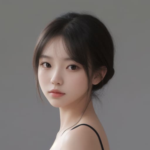  girl, best quality, solo, headshot, simple background