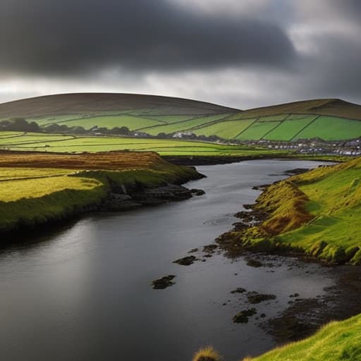  Beautiful Irish landscape