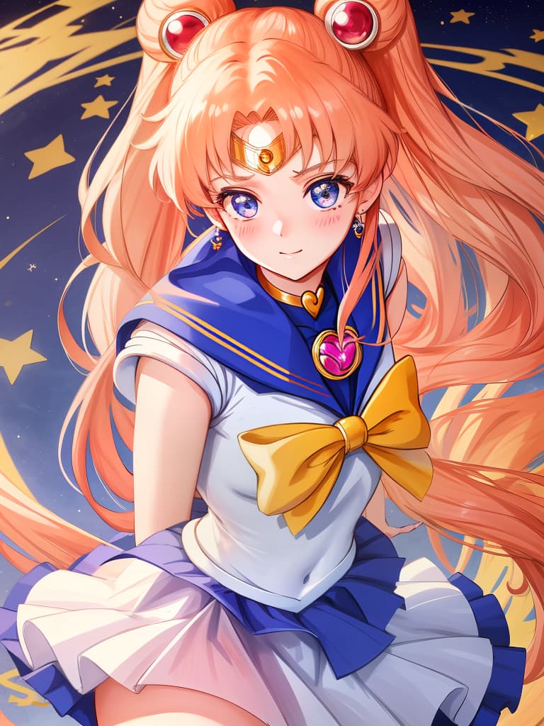  a girl with a shy face, sailor moon, embarrassing face, masterpiece, best quality,8k,ultra detailed,high resolution,an extremely delicate and beautiful,hyper detail