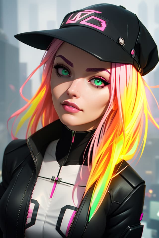  cyberpunk girl with pink hair and green eyes holding flowers photo, professional movie, professional picture, ultra detailed, ultra realistic, cinematic, sharp focus, full body hyperrealistic, full body, detailed clothing, highly detailed, cinematic lighting, stunningly beautiful, intricate, sharp focus, f/1. 8, 85mm, (centered image composition), (professionally color graded), ((bright soft diffused light)), volumetric fog, trending on instagram, trending on tumblr, HDR 4K, 8K