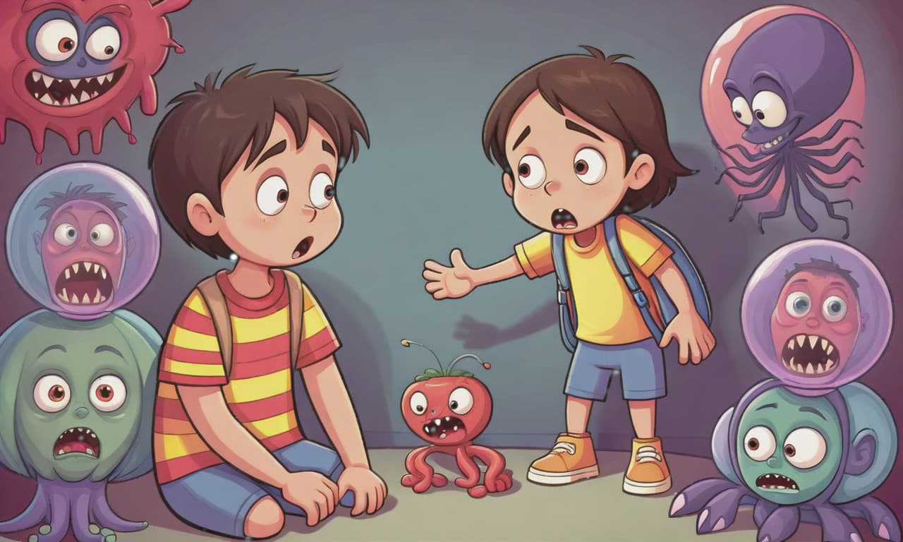  cartoon children's fears and phobias