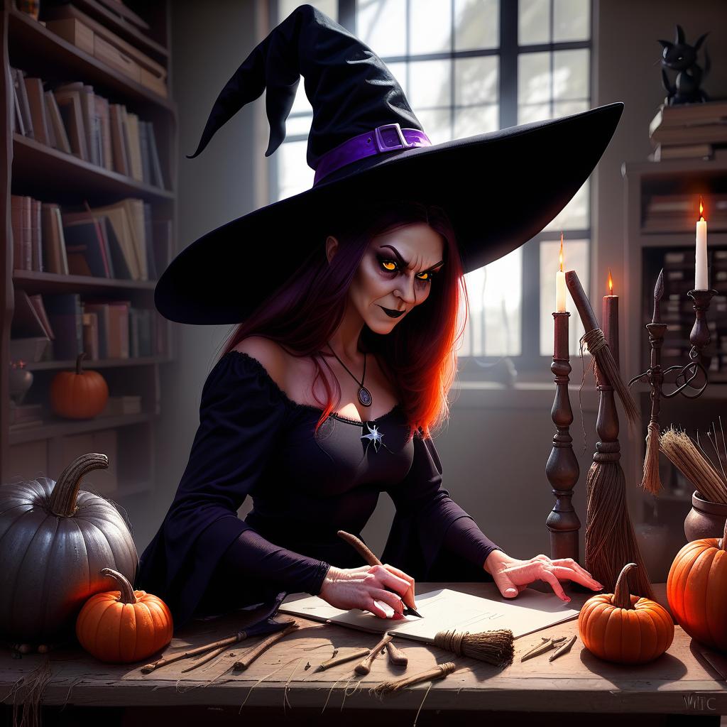  witch at work