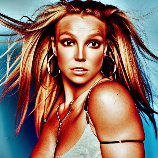 portrait+ style Britney Spears queer face