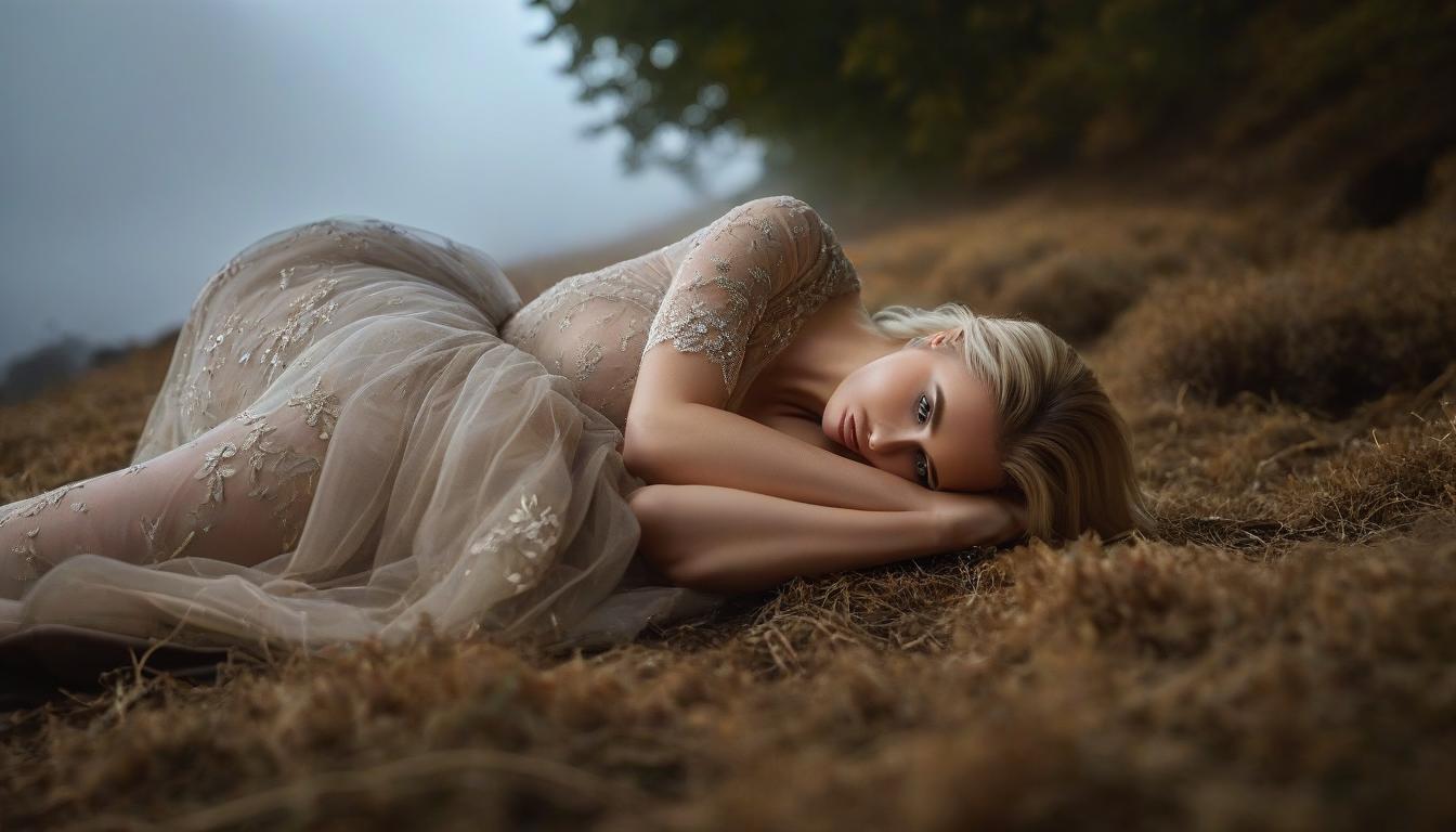  breathtaking blonde girl . award winning, professional, highly detailed hyperrealistic, full body, detailed clothing, highly detailed, cinematic lighting, stunningly beautiful, intricate, sharp focus, f/1. 8, 85mm, (centered image composition), (professionally color graded), ((bright soft diffused light)), volumetric fog, trending on instagram, trending on tumblr, HDR 4K, 8K