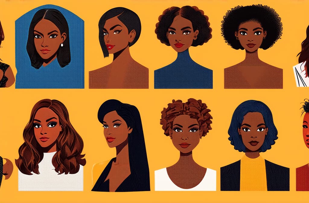  different beauty. set of different female heads. different races and nationalities. style isotype ar 3:2 {prompt}, maximum details