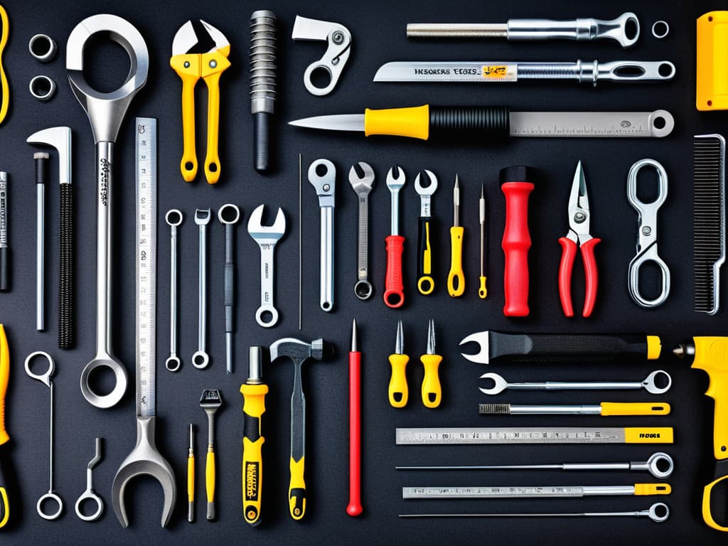  generate a realistic 4k photgraph of mason's hardware tools and supplies. The image must not contain people in it. Make sure the image is very realistic. Make sure the image can be used for a company that sells mason's hardware tools and supplies to masonry companies. This company sells masonry supplies. The picture must be presentable to show a client online.