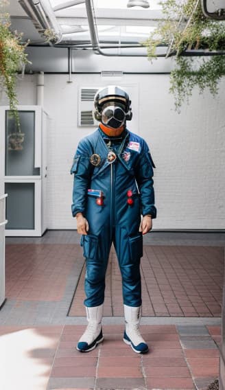  Astronaut Mask, Astronaut suit, full body