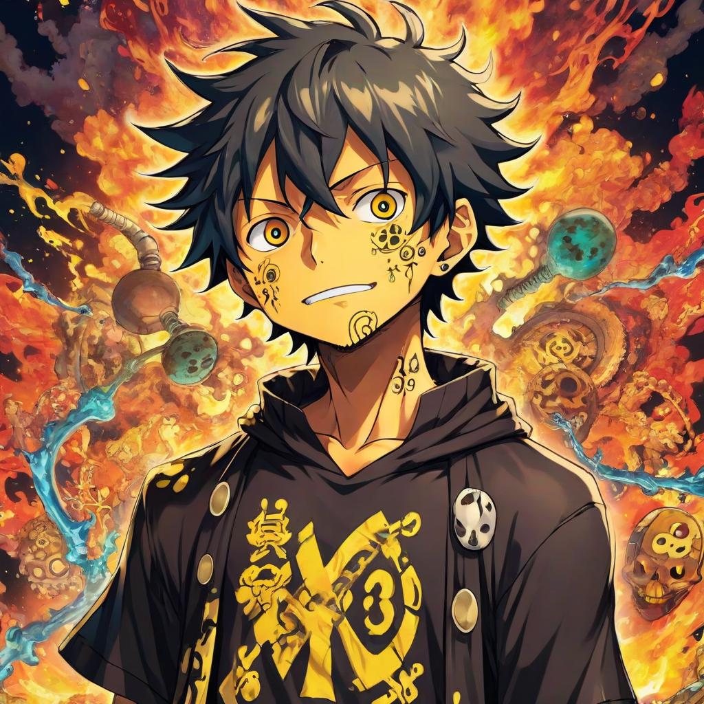  anime artwork trafalgar law . anime style, key visual, vibrant, studio anime, highly detailed