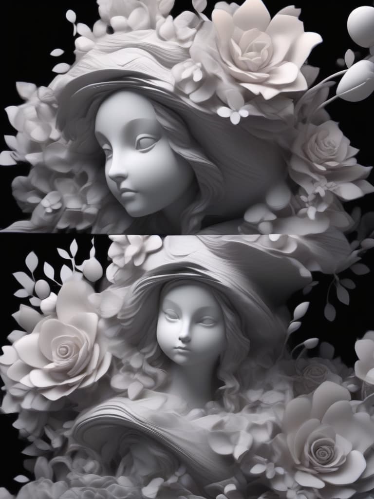  colorless glasswork,glass sculpture,rose,(only petals are colored: 1.8),3d stereoscopic modeling,super detailed,high resolution,absurd,adopted,