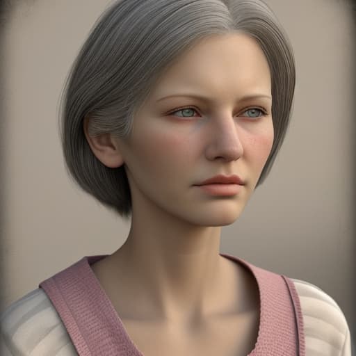   old Realistic girl