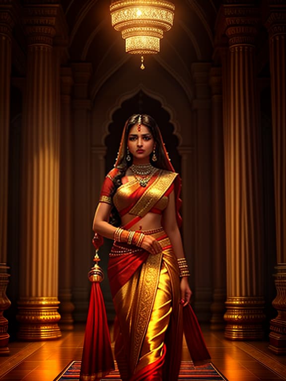  ((best quality)), ((masterpiece)), ((detailed)), ((elegant)), (extraordinary), (captivating), woman, indian, hindustani, bharatiya, digital artwork, digital masterpiece, digital illustration, cinematic lighting, dramatic lighting, cinematic atmosphere, mood lighting, wide angle, wide angle lens