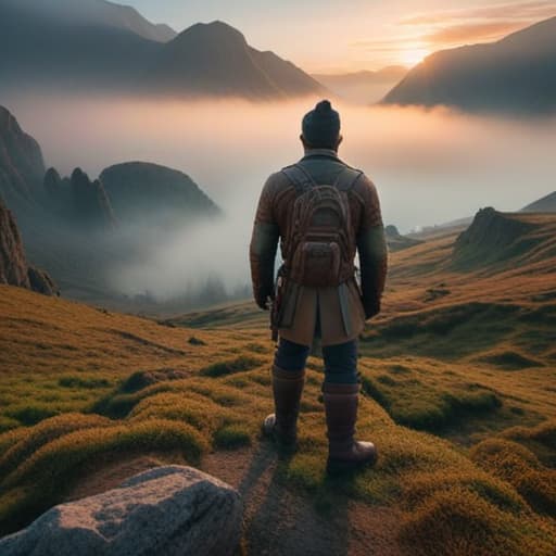  lower world soft sunrise shades hyperrealistic, full body, detailed clothing, highly detailed, cinematic lighting, stunningly beautiful, intricate, sharp focus, f/1. 8, 85mm, (centered image composition), (professionally color graded), ((bright soft diffused light)), volumetric fog, trending on instagram, trending on tumblr, HDR 4K, 8K