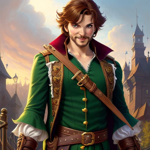  Peter Pan dressed as Captain Hook, portrait, highly detailed, digital painting, artstation, concept art, smooth, sharp focus, illustration, cinematic lighting, art by artgerm and greg rutkowski and alphonse mucha