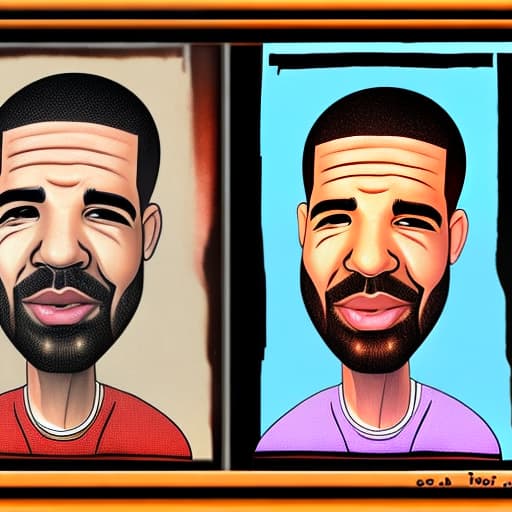  drake caricature