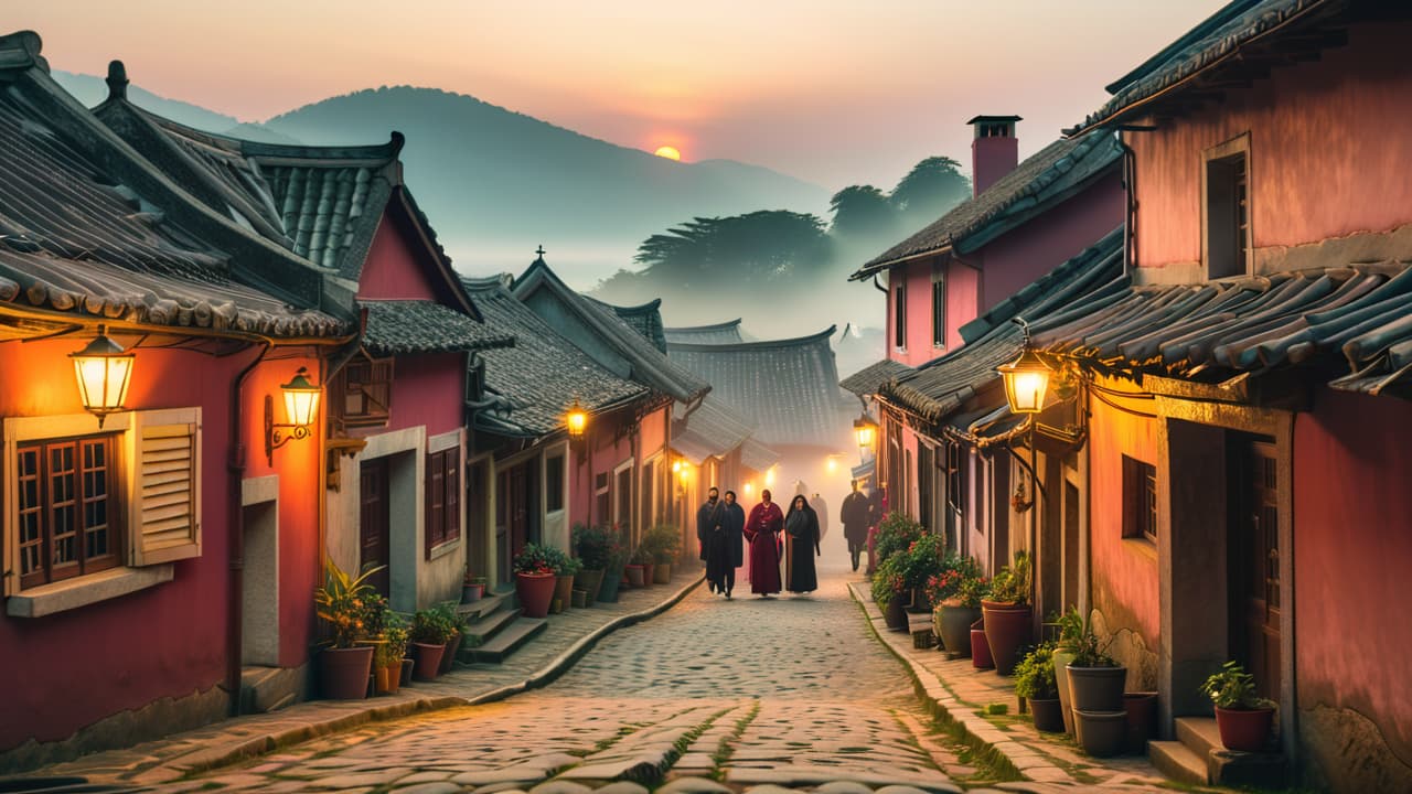  a crowded historical site with worn down artifacts, litter scattered around, and distracted tourists taking selfies, juxtaposed with a faded traditional village in the background, highlighting the impact of heritage tourism on local culture. hyperrealistic, full body, detailed clothing, highly detailed, cinematic lighting, stunningly beautiful, intricate, sharp focus, f/1. 8, 85mm, (centered image composition), (professionally color graded), ((bright soft diffused light)), volumetric fog, trending on instagram, trending on tumblr, HDR 4K, 8K