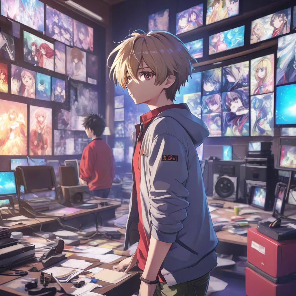  anime artwork lost in the moment . anime style, key visual, vibrant, studio anime, highly detailed