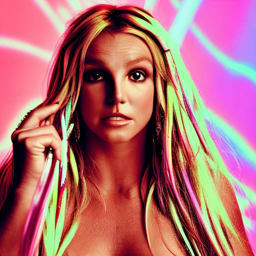 portrait+ style Britney Spears queer face