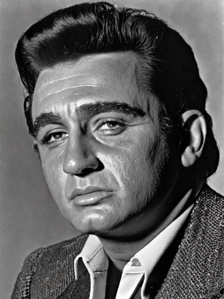  Young Johnny Cash Portrait