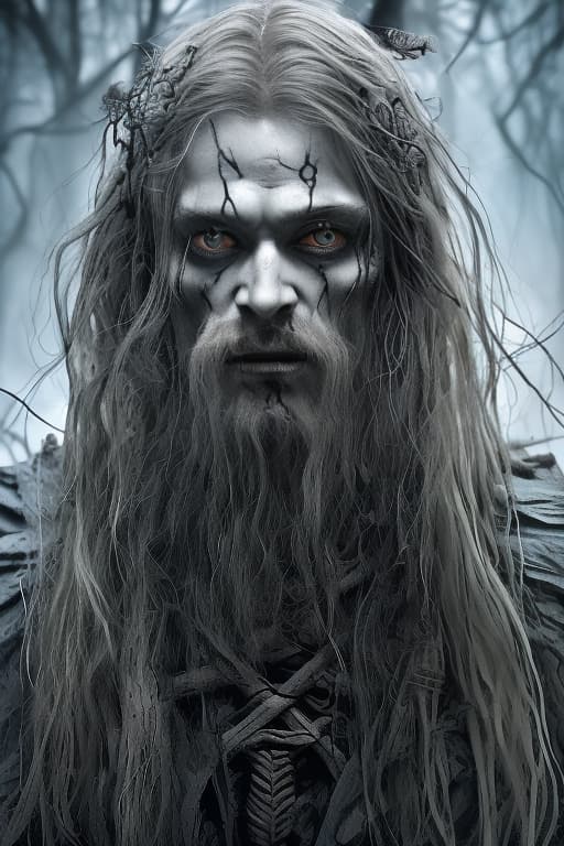  viy is a character from the underworld in slavic legends, whose gaze kills. his eyes are usually covered with huge eyelids and eyelashes, which he cannot lift without help.