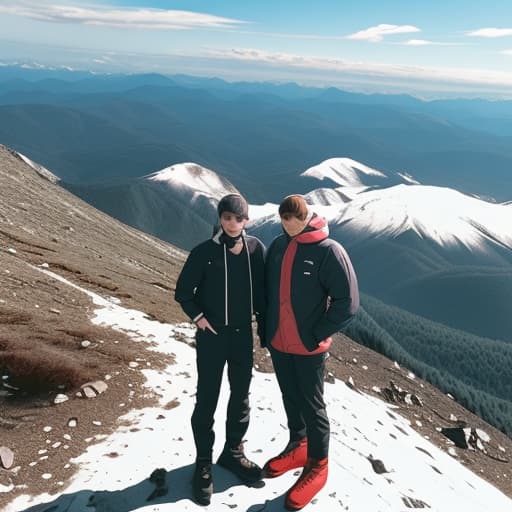  Bonuz standing on a mountain